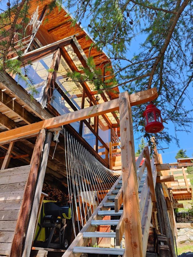 Chalet Ailleurs Appartement A Molines En Queyras Exterior photo